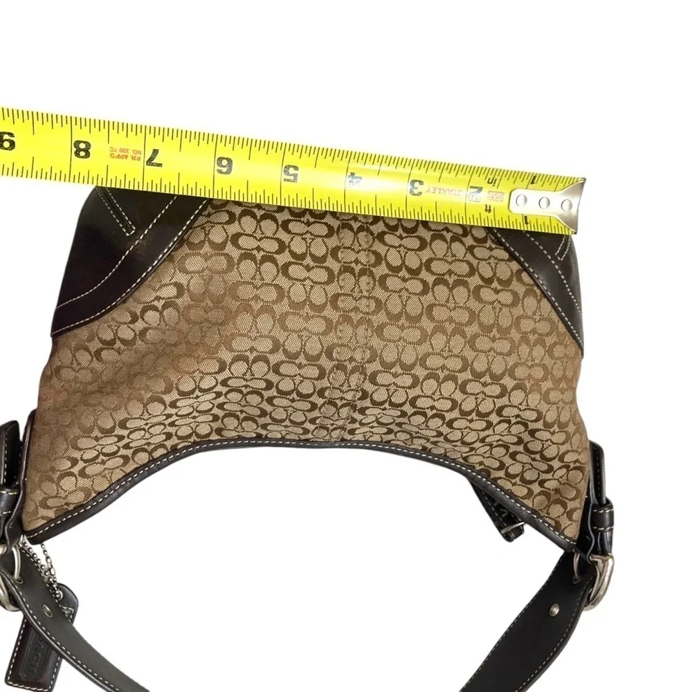 Coach vintage y2k 6351 brown signature mini soho hobo bag
